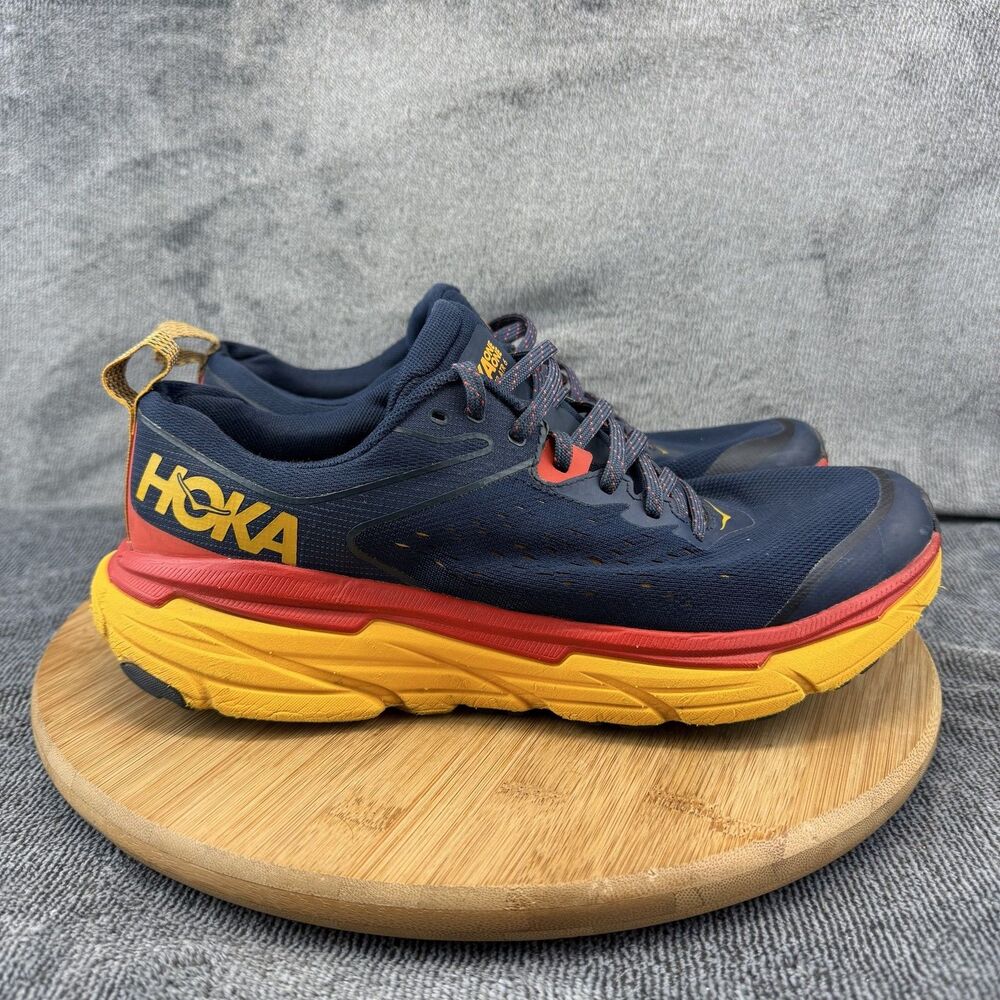 Hoka One One Challenger ATR 6 Shoes Mens Size 9.5 Blue Trail Sneakers 1106510